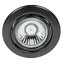 Recessed spot DOWNLIGHT C 3830, Ø 8.8cm, swiveling, black