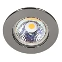 Indbygningsspot DOWNLIGHT C 3860, Ø 5.5cm, fastsaettes, sort chrom