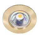 Recessed spot DOWNLIGHT C 3860, Ø 5.5cm, fixed optics, brushed brass