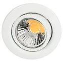 Indbygningsspot DOWNLIGHT D 3830, Ø 8.8cm, drejelig, hvid