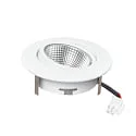 nobilé Downlight 5068 ECO FLAT SCCT 38° DIM C rund, svingbar, CCT Switch IP40, hvid mat dæmpbar