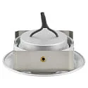 nobilé Downlight 5068 ECO FLAT SCCT 38° DIM C rund, svingbar, CCT Switch IP40, chrom mat dæmpbar
