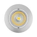 Indbygget downlight ECO FLAT 5068R DIM / 38° rund, CCT Switch, dæmpbar IP40, chrom mat dæmpbar