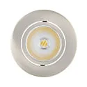 recessed downlight ECO FLAT 5068R DIM / 38° round, CCT Switch, dimmable IP40, brushed nickel dimmable