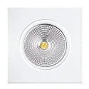 Downlight 5068Q ECO FLAT SCCT 38° DIM C firkantet, svingbar, CCT Switch IP40, hvid mat dæmpbar