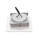 nobilé downlight 5068Q ECO FLAT SCCT 38° DIM C square, swivelling, CCT Switch IP40, white matt dimmable