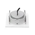 nobilé downlight 5068Q ECO FLAT SCCT 38° DIM C square, swivelling, CCT Switch IP40, white matt dimmable