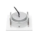 nobilé downlight 5068Q ECO FLAT SCCT 38° DIM C square, swivelling, CCT Switch IP40, white matt dimmable