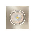 Downlight 5068Q ECO FLAT SCCT 38° DIM C firkantet, svingbar, CCT Switch IP40, nikkel børstet dæmpbar