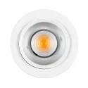 spot 9W DS round IP20, white matt dimmable