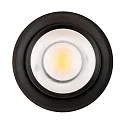 Spot 9W DS rund IP20, sort mat dæmpbar