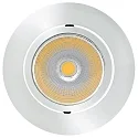recessed luminaire 5068 ECO FLAT BIO dimmable IP40, chrome, clear dimmable 8W 480lm 3000K CRI 97