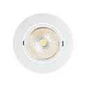 Downlight 5068 ECO FLAT BIO rund IP40, hvid mat dæmpbar