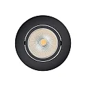 downlight 5068 ECO FLAT BIO round IP40, black matt dimmable