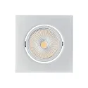 downlight 5068Q ECO FLAT BIO square IP40, chrome matt dimmable