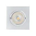 downlight 5068Q ECO FLAT BIO square IP40, chrome dimmable