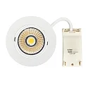 Downlight 5068 ECO DOB rund, svingbar, inkl. driver, sæt med 1 IP40, hvid mat dæmpbar