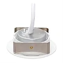 nobilé downlight 5068 ECO DOB round, swivelling, incl. driver, set of 1 IP40, white matt dimmable