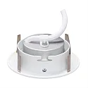 nobilé downlight 5068 ECO DOB round, swivelling, incl. driver, set of 1 IP40, white matt dimmable