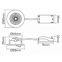 Spot 5068 ECO DOB rund IP40, hvid mat dæmpbar