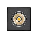 Downlight 5068Q ECO DOB firkantet IP40, sort mat dæmpbar