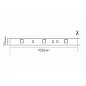 nobilé LED Strip Flexible LED SMD 5050, 12V, 7.2W/m, BLÅ, 500cm