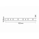 nobilé Outdoor LED Strip Flexible LED SMD 3528, IP67, 24V, 4.8W/m, 4100K, 500cm