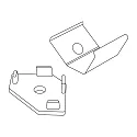 nobilé replacement kit CORNER 3 TP/OP, silver, white
