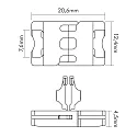 nobilé Accessories for Flexible LED SMD 5050/5630 - connector, fixed, set of 5
