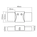 nobilé Accessories for Flexible LED SMD 5050/5630 - IP67 connector, fixed, set of 5