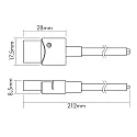 nobilé Tilbehør til Flexible LED SMD 5050/5630 - IP67 Tilslutningskabel, sæt med 5