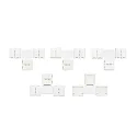 Tilbehør til Flexible LED SMD 5050/5630 - T-Tilslutning, 2-polet, sæt med 5