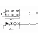 nobilé Low-voltage distributor 6-fold, screw terminals