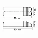 nobilé Elektronic transformer for Low-voltage Lighting system / Halogen lamp EN-110 D, 12V AC, dimmable (C), with thermal switch