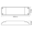 nobilé LED strømforsyning EL-45-UNI 350-1050 TUN-2CH DALI styrbar, dæmpbar, hvid