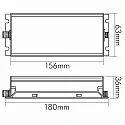  LED strømforsyning EL-150-12V IP67, sølv