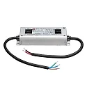 LED strømforsyning EL-150-24V IP67 med åbent kabel, konstant spænding, omskiftelig, sølv