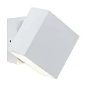 Paulmann Paulmann Væglampe LED Cybo firkantet, 2x3W, 10x10cm, hvid
