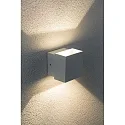 Paulmann Paulmann Væglampe LED Cybo firkantet, 2x3W, 10x10cm, hvid