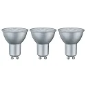 Paulmann LED 3-pack Reflector GU10 2700K 425lm, 6,5W