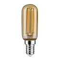 Paulmann Paulmann LED Vintage Rørlampe, 2W, E14, guld, guldlys