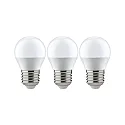 LED drop lamp G45 set of 3 E27 5,5W 470lm 2700K CRI >80 