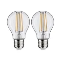 Paulmann Glødepære standard STANDARD LED A60 sæt med 2 E27 7W 806lm 2700K CRI >80 