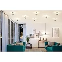 Paulmann Top spejl lyskilde globeformet DECO GLOBE G95 LED SILVER DIM G95 klar E27 6,5W 600lm 2700K CRI >80 dæmpbar