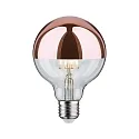 Top spejl lyskilde globeformet DECO GLOBE G95 LED COPPER ON-OFF omskiftelig G95 klar E27 6,5W 600lm 2700K CRI >80 