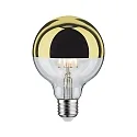 Top spejl lyskilde globeformet DECO GLOBE G95 LED GOLD ON-OFF G95 klar E27 6,5W 600lm 2700K CRI >80 dæmpbar