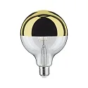 Top spejl lyskilde globeformet DECO GLOBE G125 LED GOLD G125 klar E27 6,5W 600lm 2700K CRI >80 dæmpbar