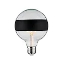 Filament Globe lyskilde DECO GLOBE LED MIRROR-RING BLACK MATT G125 klar E27 6,5W 640lm 2700K CRI >80 dæmpbar