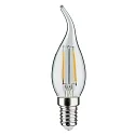Paulmann LED Filament Candle lamp wind gust, 230V, E14, 2.8W 2700K 250lm, dimmable, clear