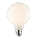 Paulmann LED Filament Globe Lamp G95, 230V, E27, 7.5W 2700K 806lm, dimmable, glass opal